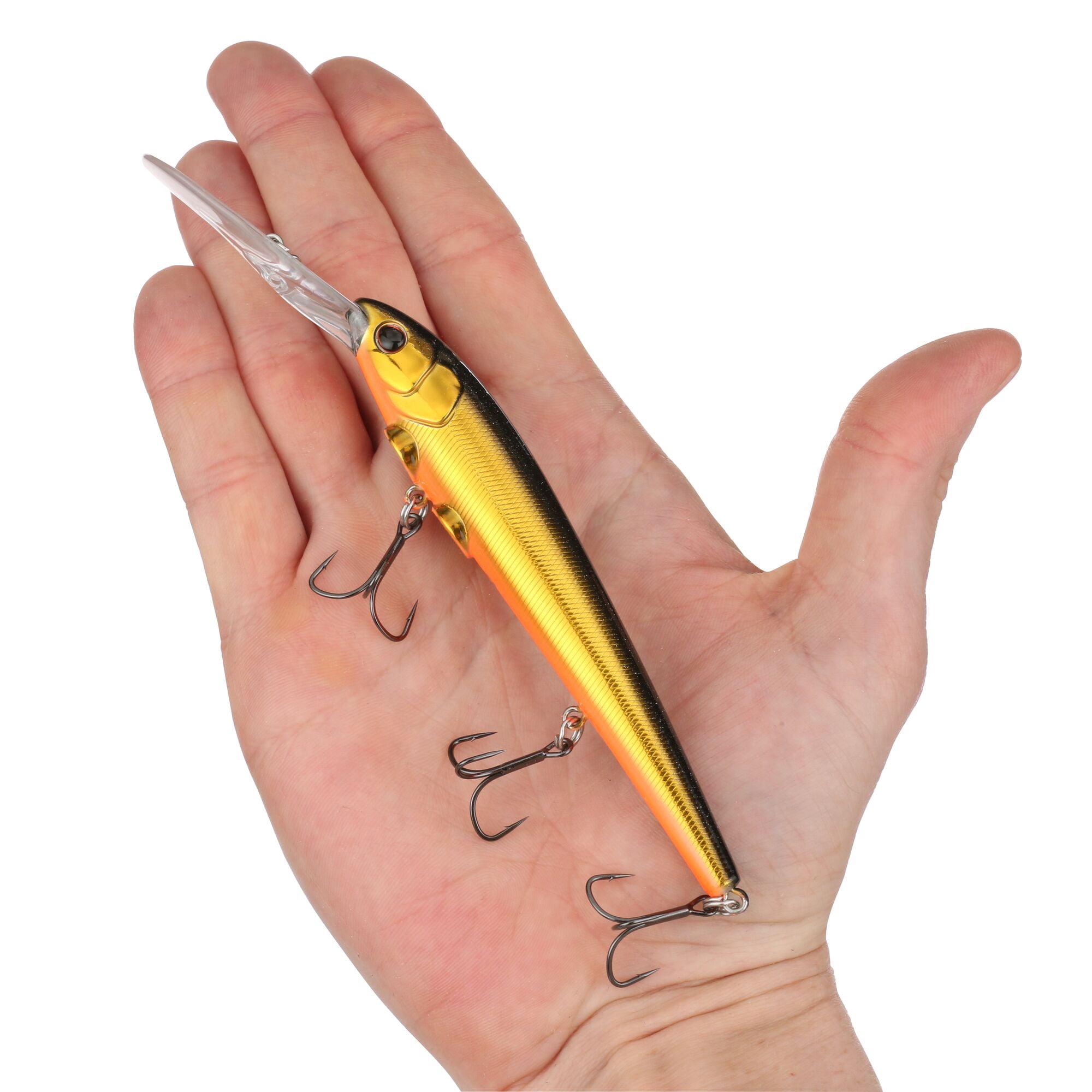 Berkley Deep Hit Stick, 4.75 in, Crankbaits, Black Gold (1 Count)