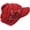 Red, variant on Women Winter Warm Knit Beanie Hat Crochet Visor Brim Cap with Sequined Flower Accent