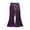 Purple, variant on KAUOD Girls Velvet Flare Leggings Winter Thermal Bell-Bottom Tights Pants Kids Cute School Dance Stretchy Warm Leggings