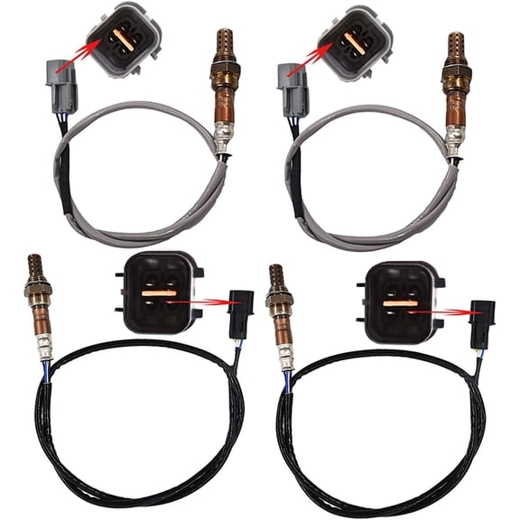munirater 4Pcs Oxygen O2 Sensors Replacement for 2004-2011 Mitsubishi Endeavor V6 3.8L