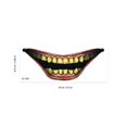 thumbnail image 1 of Pegatina de cara de Boca Grande de terror de Halloween, pegatinas de tatuaje, divertido maquillaje, fiesta, fantasma, Festival, vestidor, decoración de halloween, 1 of 4