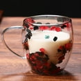 thumbnail image 3 of 2pcs Double Wall Glass Coffee Mugs Insulated Heat Resistant Glass Mug, 3 of 9