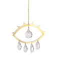 thumbnail image 1 of Carillon Réfléchissant en Cristal Pendentif Attrape-Lumière Lune Étoile (A), 1 of 5