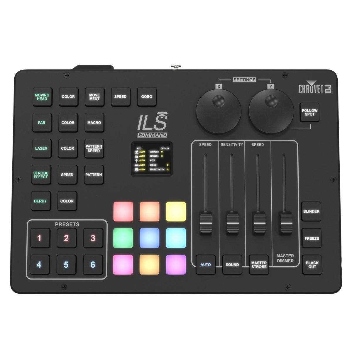 Chauvet DJ ILS Command Lighting Controller for all ILS Fixtures with Multipurpose EVA Case Package