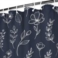 thumbnail image 3 of Pioneer Flower Floral Print Pattern Shower Curtain 84"x72", Bathroom Decorative Shower Curtain Set with 12 Hooks, Waterproof Washable, 3 of 6