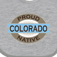thumbnail image 4 of Inktastic Proud Colorado Native Boys or Girls Baby Bib, 4 of 4