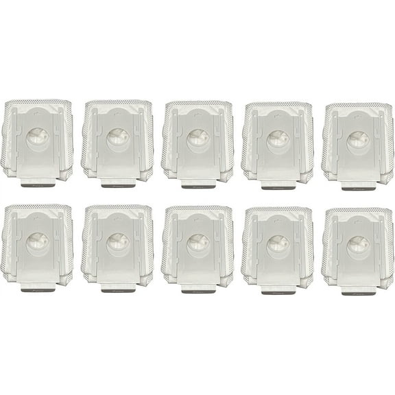 10 Pack Replacement Dust Bags VCA-ADB90 for SAMSUNG Jet 70 / 75 / 75  / 90 Series Cordless Stick Vacuum Clean Station Base Dirt Dustbags Accessories Replacement Parts