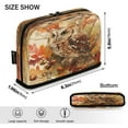thumbnail image 3 of Standing Pencil Case with Base Large Capacity Stationery Pouch Pen Bag with Zipper for Women Men Owl and Branch, 3 of 7