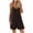 Brown, variant on Women's Summer Wide Leg Shorts Jumpsuits Sleeveless Spaghetti Straps V Neck Casual Loose Fit Lounge Rompers with Pockets Womens Clothes