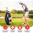thumbnail image 7 of TIVOR Golf Cart Bag with 15-Way Full-Length Dividers, 12 Pockets, Premium Quiet Design, Insulated Cooler Pocket, Rain Cover Included, Fits Jumbo Grips, 7 of 7