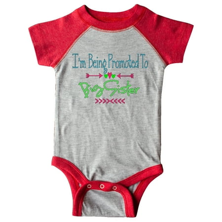 

Inktastic I m Being Promoted to Big Sister Gift Baby Girl Bodysuit