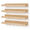 Wood-23 Inches, variant on Wood 36 Inches Floating Shelves 4-pack Wall Mount Storage Organizer