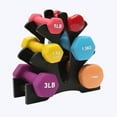 thumbnail image 1 of Hbdhejl 3 Tier Dumbbell Rack Storage Stand Space Saving Women Household Men Fitness Weight Rack For Strength Exercise Gym, 1 of 4