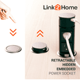 thumbnail image 6 of Link2Home Pop Up Outlet with USB, 2 Outlets, Stainless Steel, 2.4A, 6 of 9