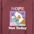 thumbnail image 3 of Disney Princess - Nope Not Today - Women's Lightweight French Terry Long Sleeve Shirt, 3 of 5