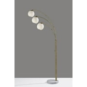 Adesso Home Brand Remi Arc Lamp in Antique Brass Color