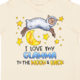 thumbnail image 4 of Inktastic I Love my Glamma to the Moon and Back Cute Sheep Boys or Girls Toddler T-Shirt, 4 of 5