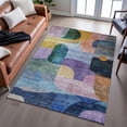 thumbnail image 6 of Addison Rugs Mayfield Premium Machine Washable Transitional Modern Blue Rectangle Rug, 5' x 7'6", 6 of 6