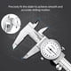 thumbnail image 2 of Dial Vernier calibrador deslizante 0-150mm medición de Metal a prueba de golpes mm/pulgada calibre acero al carbono micrómetro métrico reiniciable Inevent TO000978-01B, 2 of 7