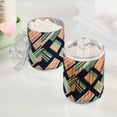 thumbnail image 2 of Yayeee 2 Pack Qtip Holder Bathroom Cotton Swab Canister with Lid Clear Dispenser Set, Isometric Pink, 2 of 6