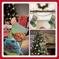 thumbnail image 7 of Defioc Butterfly Landing On Head Dumpy Frog for Christmas Stockings 18" Personalized Holiday Stocking for Family, Farmhouse Decor, Xmas Tree Decoration, 1 Pack, 7 of 7