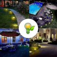 thumbnail image 2 of 4 Pack Led Solar Lamp Outdoor Ground Lighting Floodlight Garden Staircase Outdoor Solar Lighting, 2 of 5