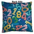 thumbnail image 2 of PKQWTM Funny Number Reversible Mermaid Cushion Cover Home Decor Sequin Pillow Case Size 18x18 inches, 2 of 2