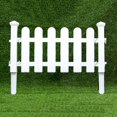 thumbnail image 3 of White PVC Plastic Fence European Style For Garden Driveway Gates Christmas Tree, 3 of 7