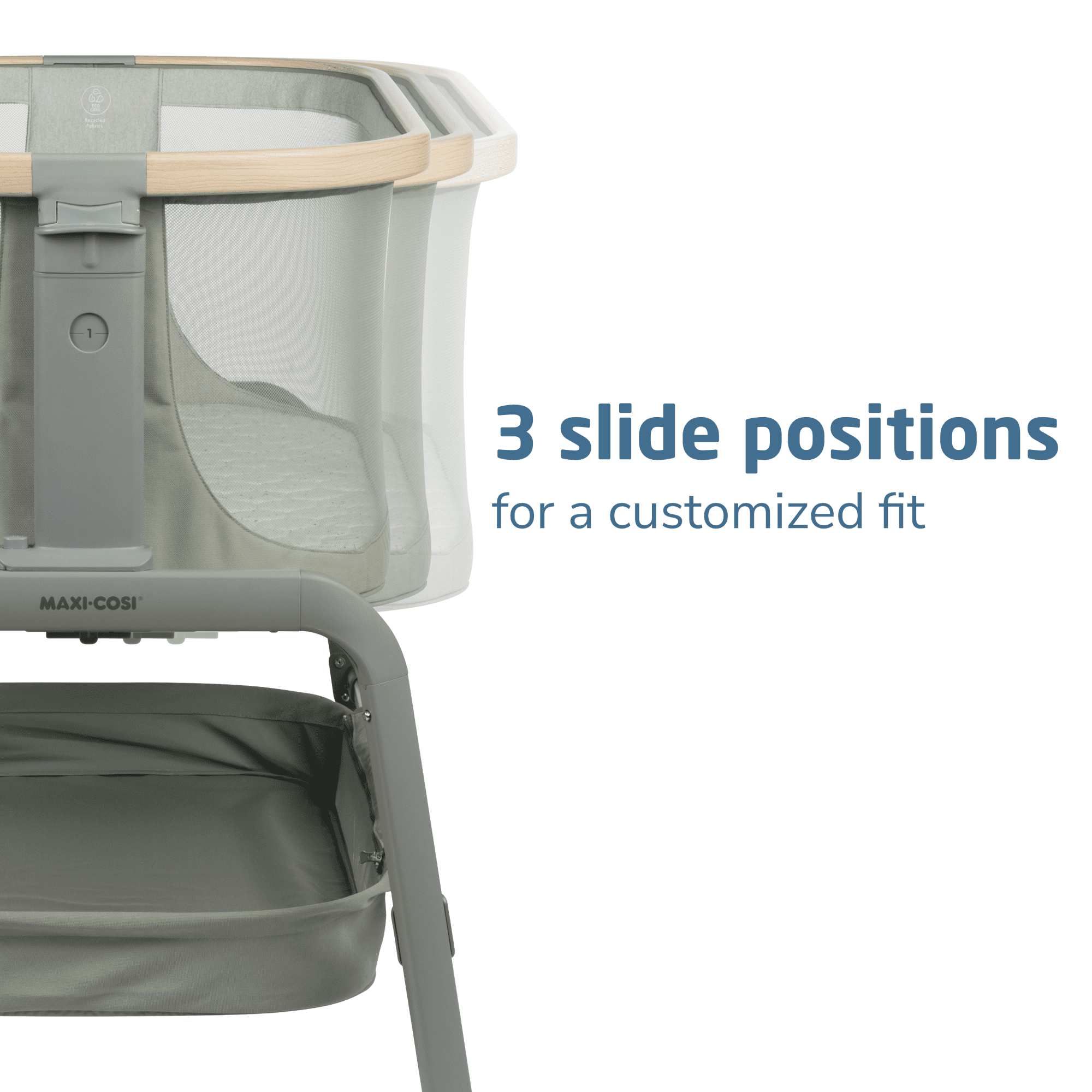 Maxi-Cosi Iora Bedside Bassinet, Classic Green - EcoCare