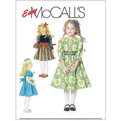 McCall Pattern McCall's Pattern Children's and Girls' Dresses, CDD (2