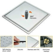 16 ‘ سقف رأس دش Led / جدار حامل كروم بخاخ مربع مطر أولتراثين تاب