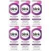 6 Pack - Blink-N-Clean Lens Drops for Any Soft Contact Lens 0.5 FL OZ