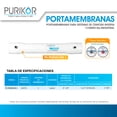 thumbnail image 2 of Portamembranas Purikor Ósmosis Inversa PK-PM80S300-1 Comercial Industrial, 2 of 4