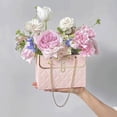 thumbnail image 6 of 5PCS Paper Flower Gift Bags Bouquet Bags Box with Handle Florist Bag Handbag Gift Case Wedding Valentine's Day Gift Wrap Bags, 6 of 13