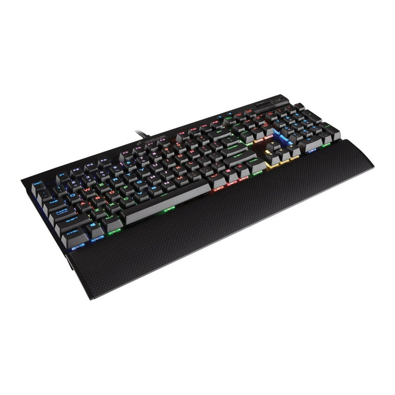 korroderer Komedieserie Populær CORSAIR K70 LUX RGB Mechanical Gaming Keyboard - USB Passthrough & Media  Controls - Linear & Quiet - Cherry MX Red - RGB LED Backlit - Walmart.com