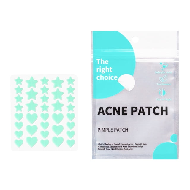 Price Drop Acne Pimple Patch - Hydrocolloid Stickers for Blemish Spot Treatment - Heart & Star Shapes