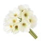 thumbnail image 4 of Flores artificiales para el hogar, oficina, simulación, decoración Floral, banquete de boda, Flor falsa de PU, blanco 10 Piezas sidaley HA000017-01B, 4 of 6