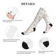 thumbnail image 6 of Bixox Wildflower Watercolor 2 Print Compression Socks,Compression Socks Women & Men Circulation for Medical,Running,Athletic, 6 of 7