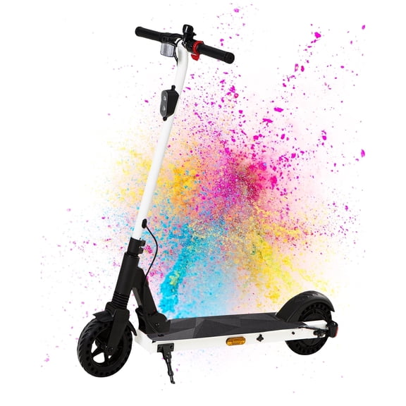 HILLVIGO 8" Electric Scooter for Adults and Teens, Powerful 500W Peak Motor, Max 7.8 Miles Long Range, Top Speed 15 MPH, 8" Tires, Foldable Commuting Electric Scooter