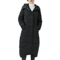 thumbnail image 3 of Orolay Women's Long Down Jacket Warm Winter Jacket Snow Coat Black XL, 3 of 5