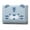 Blue, variant on Fashion ID Short Wallet Cartoon Cat Prints Women Hasp Purse Multiple Card Slots Clutch Bag Phone Bag