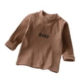 thumbnail image 6 of Hurxie Girls Half Turtleneck Long Sleeve Knit Slim Sweater Pullover Tops 3-4 Years, 6 of 7