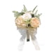 thumbnail image 5 of de novia, flores artificiales de , decoración del hogar, rosas falsas para el Día de Valentín, festivales, centros de mesa, ceremonias. Amarillo claro, 5 of 8