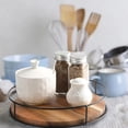 thumbnail image 3 of Organizador giratorio Lazy Susan, organizador de despensa de encimera de cocina de madera maciza, giro suave de 360°, diseño que ahorra espacio para un acceso rápido a condimentos, especias y, 3 of 5