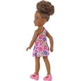 thumbnail image 5 of Barbie Chelsea Doll, Small Doll with Black Hair in Pigtails & Brown Eyes in Removable Plaid Dress, 5 of 7