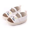 thumbnail image 6 of ASFGIMUJ Kids Shoes Girls Size 0 Months-3 Months Solid Flower First Walkers Soft Sole Girls Sneakers, 6 of 7
