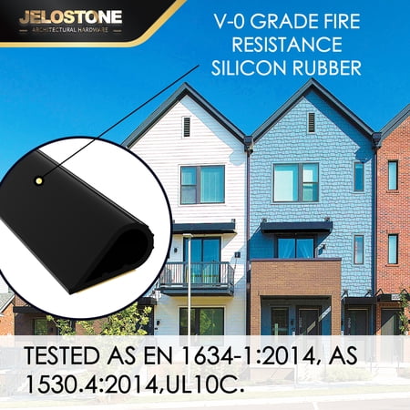Condition photo showing New/Like New for jelostone 2 pack - 20ft fire & smoke perimeter gasketing, fire rated, self-adhesive silicone door fr