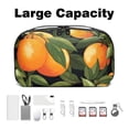 thumbnail image 3 of Tangerine Oxford Cloth Cord Organizer Storage Pouch, Easy to Use Cord Organizer, Small Storage Pouch, 5.9x9.44x3.14 in, Waterproof Digital Accessories Bag, 3 of 6