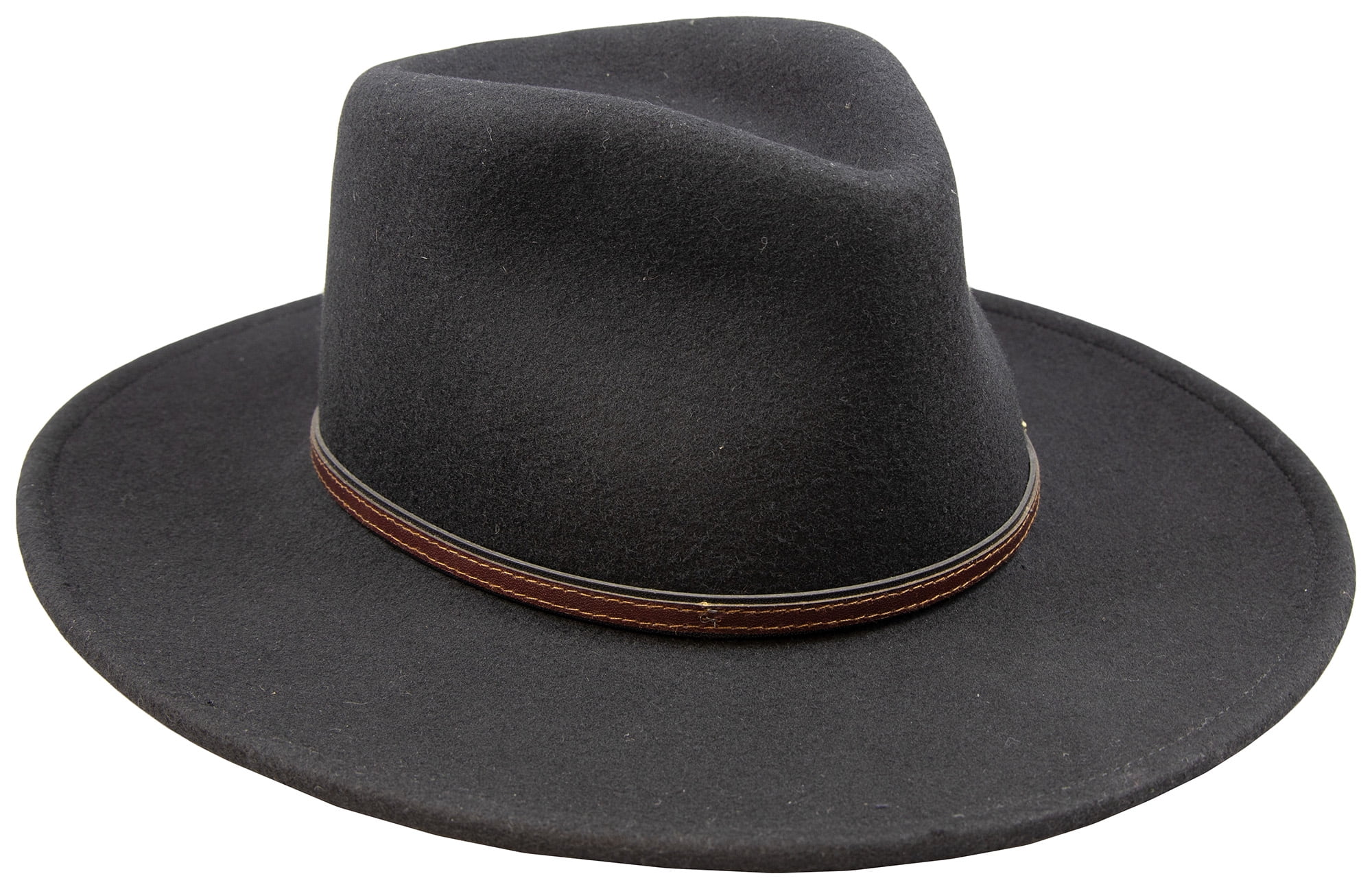 stetson men's bozeman wool felt crushable cowboy hat