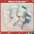 thumbnail image 5 of Peaoy 6 Pairs Fuzzy Socks for Women Girls Cute Animal Crew Socks Winter Warm Socks Slipper Socks, 5 of 6